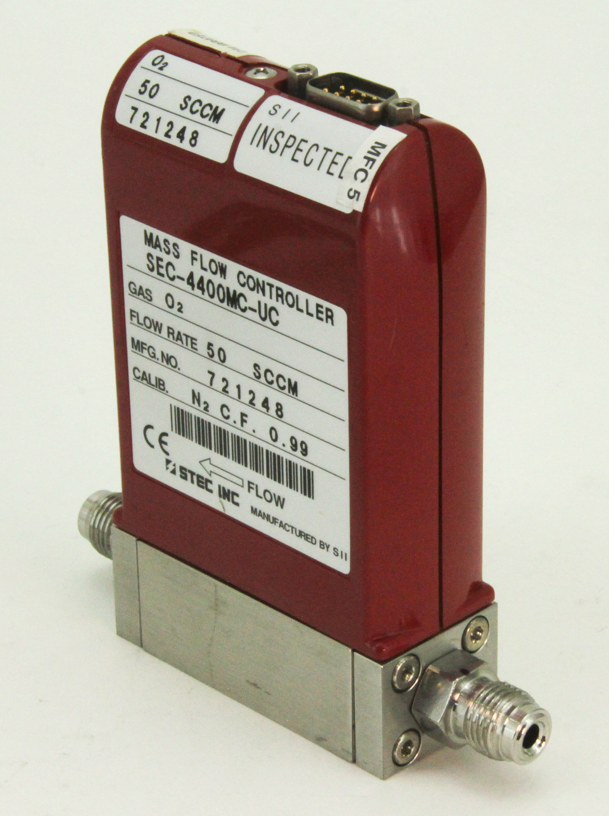 6143 HORIBA-STEC MFC SEC-4400 MASS FLOW CONTROLLER SEC-4400MC-UC ...